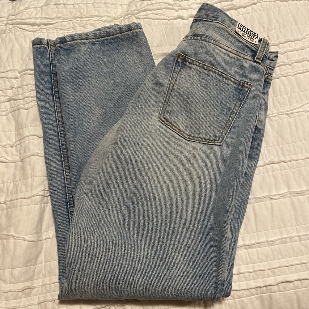 Brandy Melville high wasted mom jeans